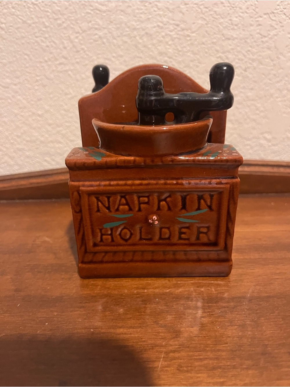 Vintage Ceramic Napkin Holder Decor